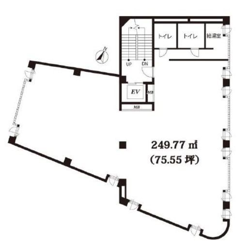 ダイニチ麹町ビル 2階 間取り図