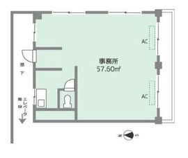 ヒロビル 304 間取り図