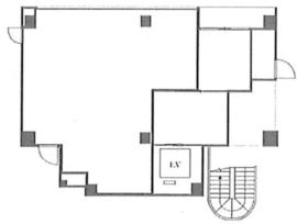 AURA麻布台 1階 間取り図