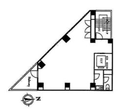 VISTA浜松町 4階 間取り図