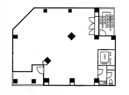 VISTA浜松町 3階 間取り図