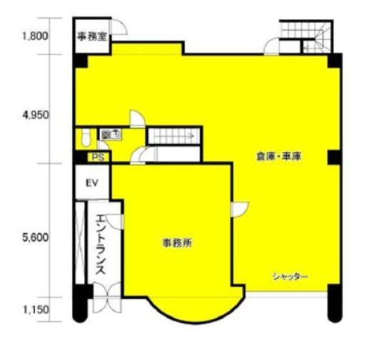 NTイリフネビル 1階 間取り図