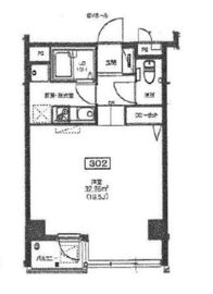 eisu bldg.六本木(SOHO) 302 間取り図