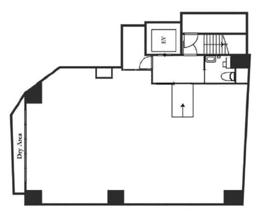 toDoe代々木 B1階 間取り図