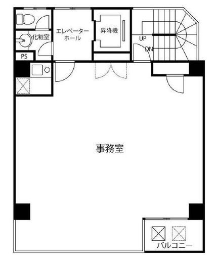 松ビル 2階 間取り図