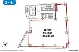 Daiwa渋谷神泉ビル(旧:神泉プレイス) 9階 間取り図