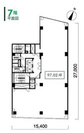 ケイアイ新宿ビル 7階 間取り図