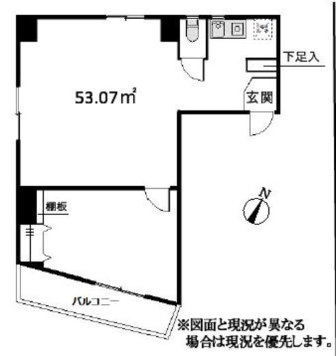 ストークビル道玄坂 801 間取り図
