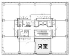 六本木ヒルズけやき坂テラス 4階1 間取り図