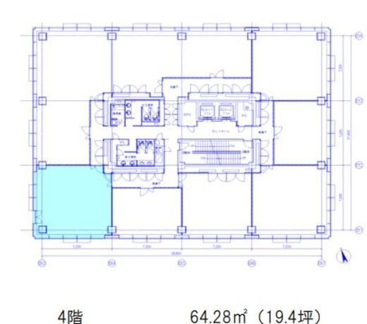 六本木ヒルズけやき坂テラス 4階2 間取り図