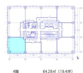 六本木ヒルズけやき坂テラス 4階2 間取り図