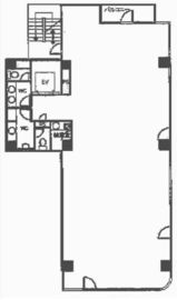 共和15番館ビル 2階 間取り図