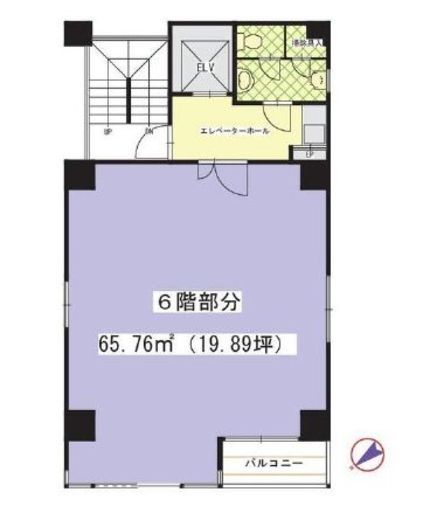 SKビル 6階 間取り図