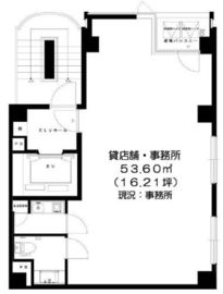 サンリット銀座ビルⅡ 5階 間取り図