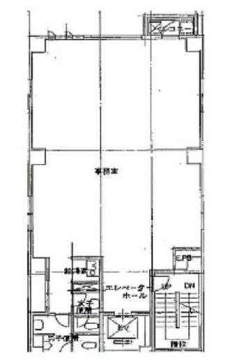 西新橋佐藤ビル 6階 間取り図