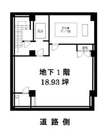 銀座DTビル B1階 間取り図