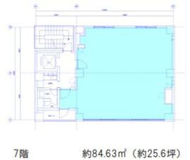 巴町アネックス 7階 間取り図