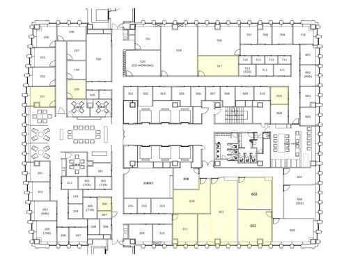エキスパートオフィス品川 614 間取り図