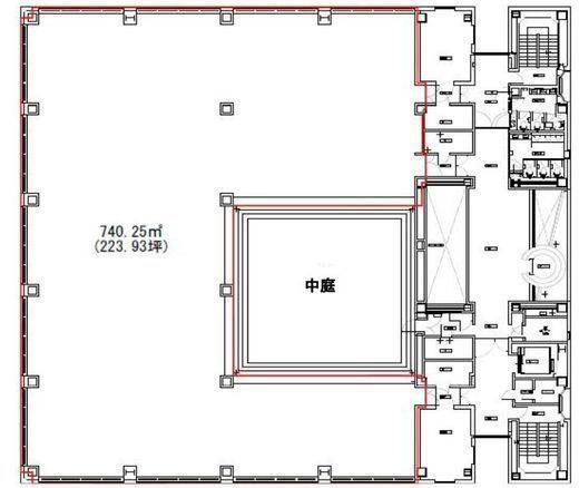 日比谷ダイビル 21階 間取り図