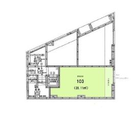 アーカトルシュ玄曜館(店舗) 103 間取り図