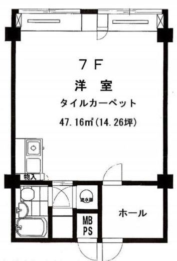 第1九曜ビル（青山ハイツ） 7階 間取り図