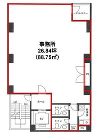 道玄坂NKビル 2階 間取り図