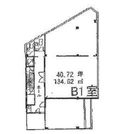 日経タイプビル B1階 間取り図