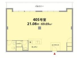 フラット青山 405 間取り図