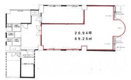 菊川栄光ビル 601 間取り図