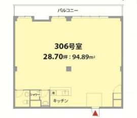 フラット青山 306 間取り図