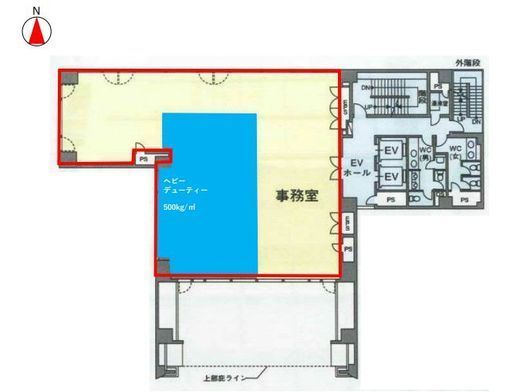 ファーストスクエア五反田 2階 間取り図