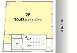 青南ビル 2階 間取り図