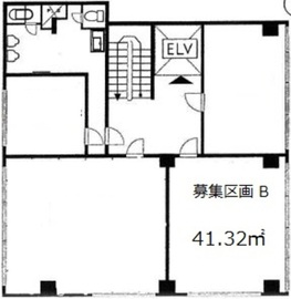 土屋ビル(京橋) 2階B 間取り図