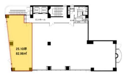五反田HSビル 5階 間取り図