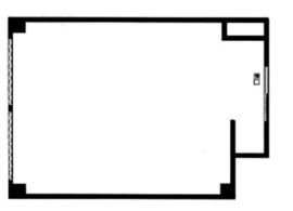 染谷ビル(新馬場・店舗) 1階 間取り図