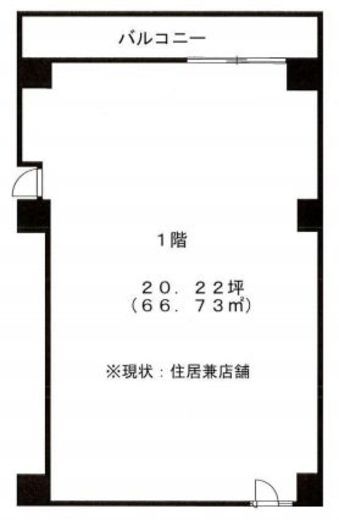 ワンマウンツ青山ビル 1階 間取り図