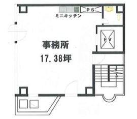 関ビル(溜池山王) 4階 間取り図