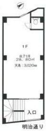 神宮前UPビル 1階 間取り図