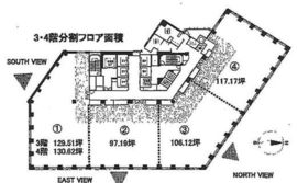 モメント汐留(店舗・事務所) 3階4 間取り図