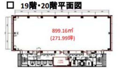 大崎ウィズタワー 20階 間取り図