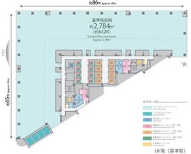 (仮称)渋谷桜丘プロジェクト 8階 間取り図