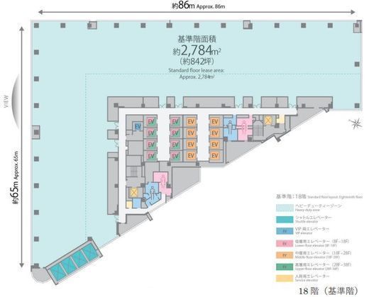 (仮称)渋谷桜丘プロジェクト 11階 間取り図