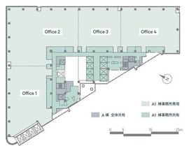 (仮称)渋谷桜丘プロジェクト 27階 間取り図