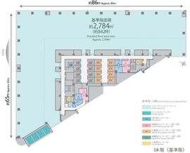(仮称)渋谷桜丘プロジェクト 33階 間取り図
