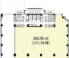 BPRプレイス神谷町 5階B 間取り図