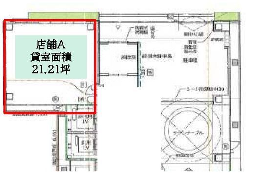 Daiwa日本橋馬喰町ビル 1階A(店舗) 間取り図
