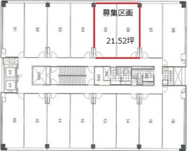 ビュレックス京橋 505-506 間取り図