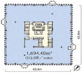 三田43MTビル 9階 間取り図