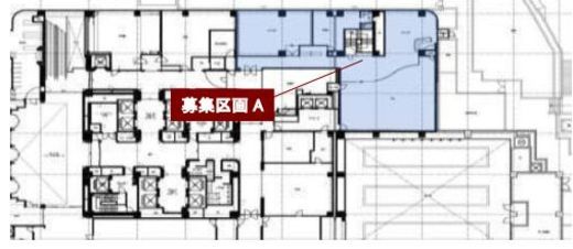 御殿山トラストタワー 1階区画A 間取り図