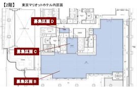 御殿山トラストタワー 2階区画B 間取り図
